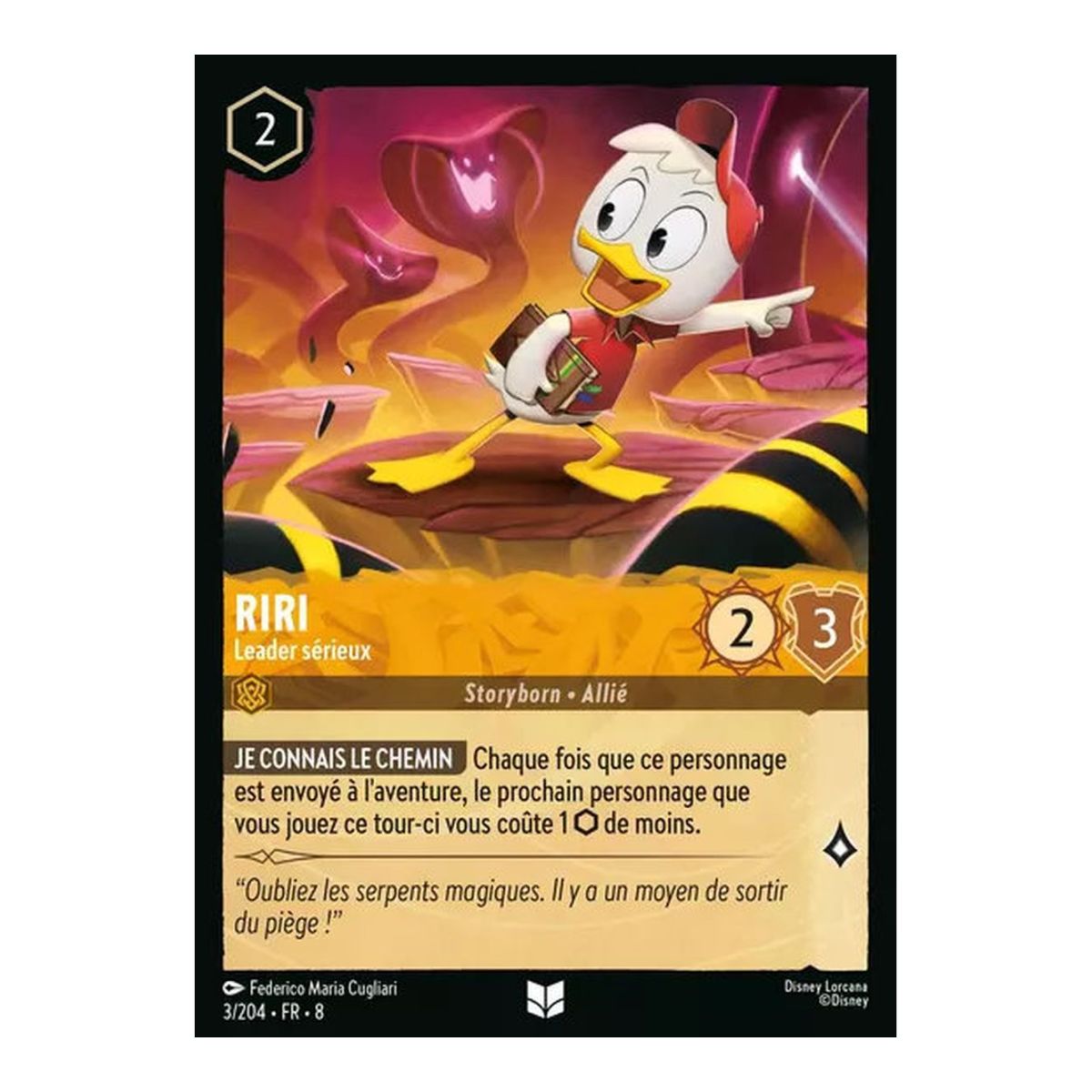 Riri, Leader sérieux - 3/204 - ROJ - Le Règne de Jafar - Peu Commune - Français