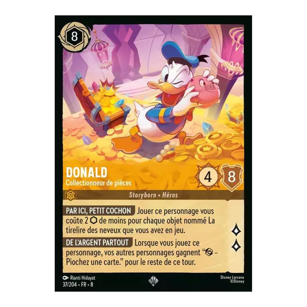 Donald, Collectionneur de pièces - 37/204 - ROJ - Le Règne de Jafar - Brillante - Premium - Français