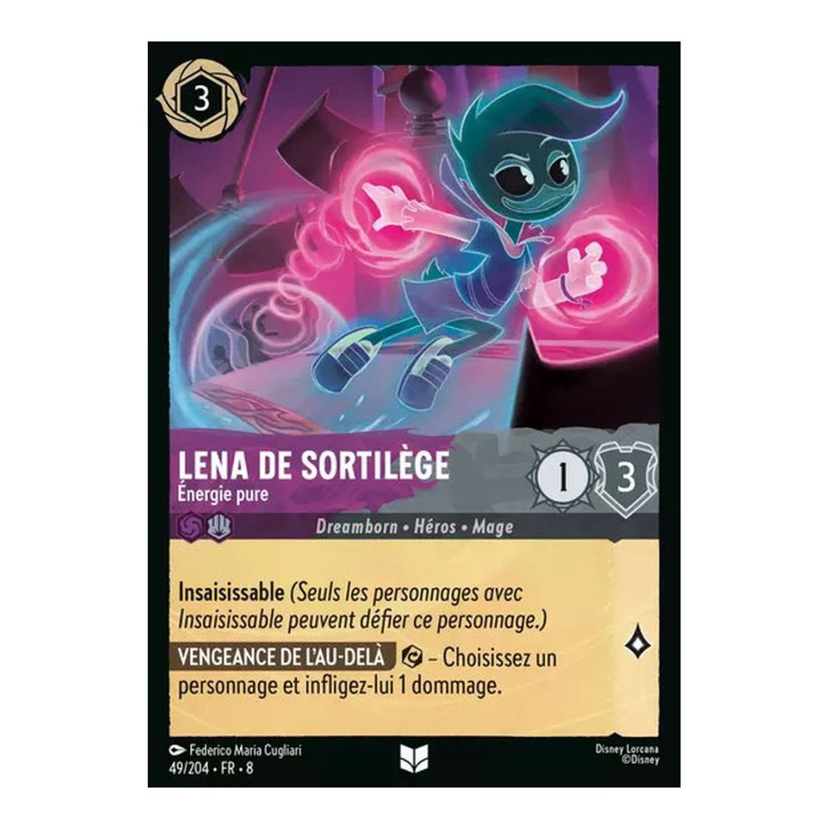Lena de Sortilège, Énergie pure - 49/204 - ROJ - Le Règne de Jafar - Brillante - Premium - Français