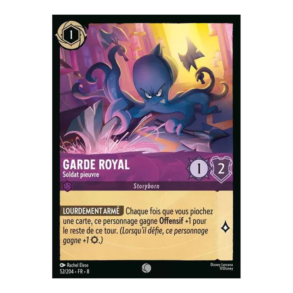 Garde royal, Soldat pieuvre - 52/204 - ROJ - Le Règne de Jafar - Commune - Français