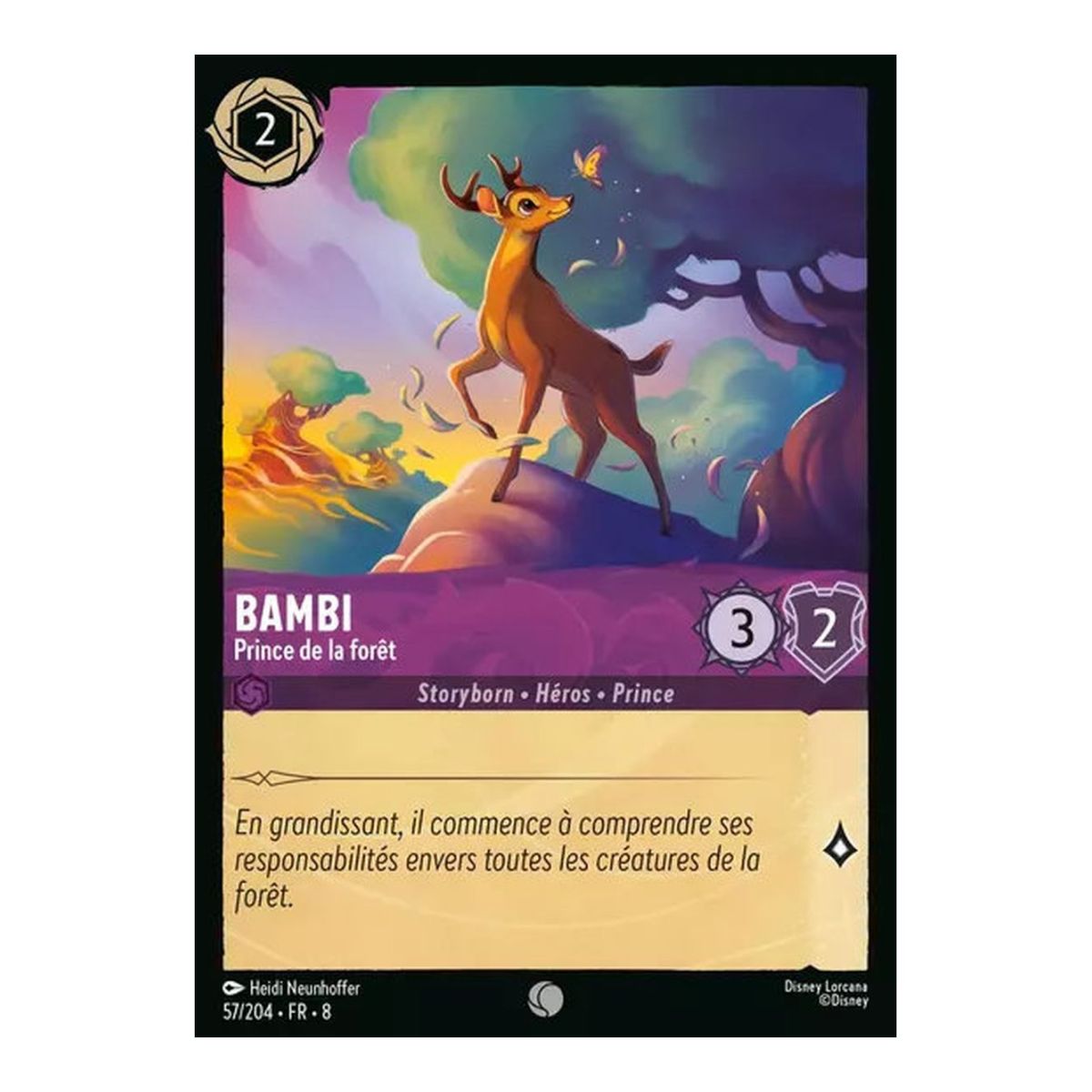 Bambi, Prince de la forêt - 57/204 - ROJ - Le Règne de Jafar - Brillante - Premium - Français