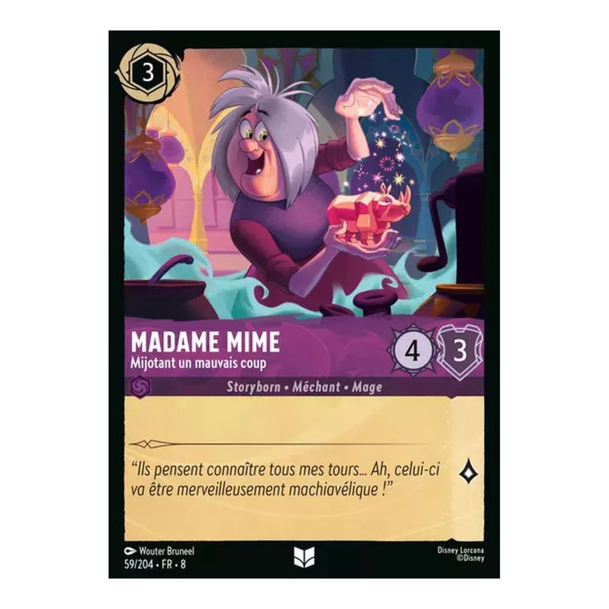 Madame Mime, Mijotant un mauvais coup - 59/204 - ROJ - Le Règne de Jafar - Peu Commune - Français