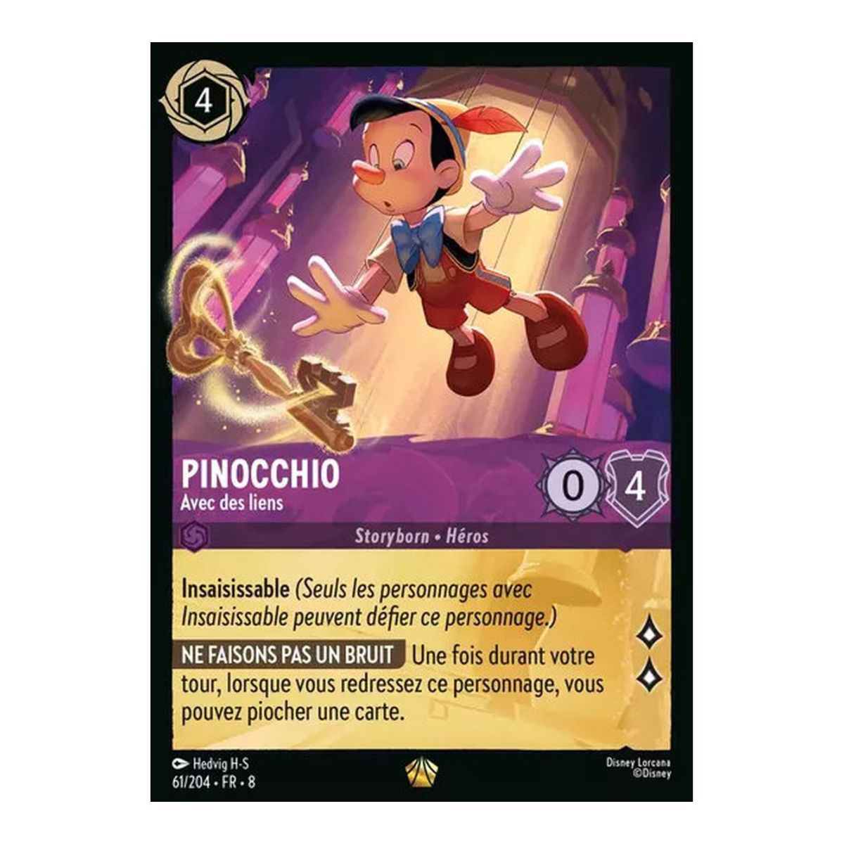 Pinocchio, Avec des liens - 61/204 - ROJ - Le Règne de Jafar - Légendaire - Français