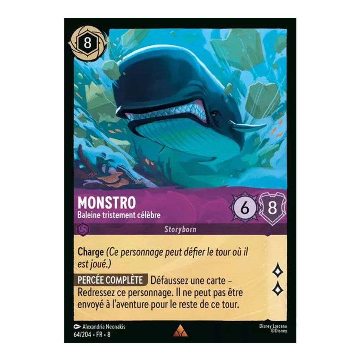 Monstro, Baleine tristement célèbre - 64/204 - ROJ - Le Règne de Jafar - Rare - Français