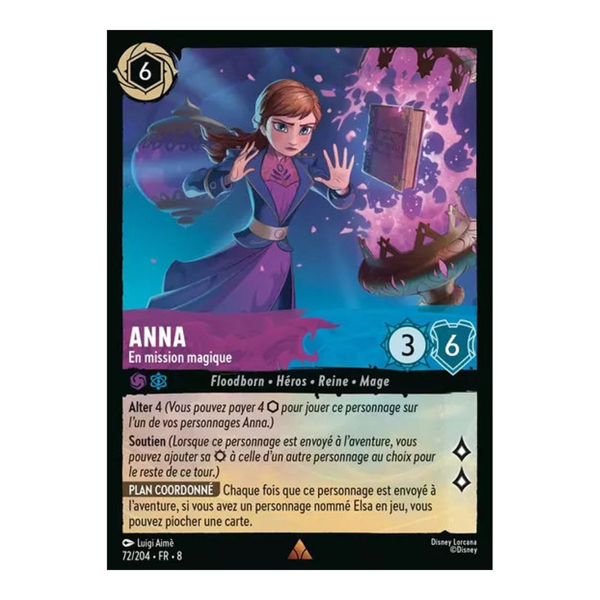 Anna, En mission magique - 72/204 - ROJ - Le Règne de Jafar - Brillante - Premium - Français