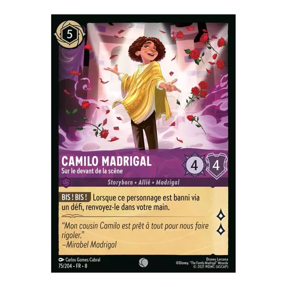 Camilo Madrigal, Sur le devant de la scène - 75/204 - ROJ - Le Règne de Jafar - Brillante - Premium - Français