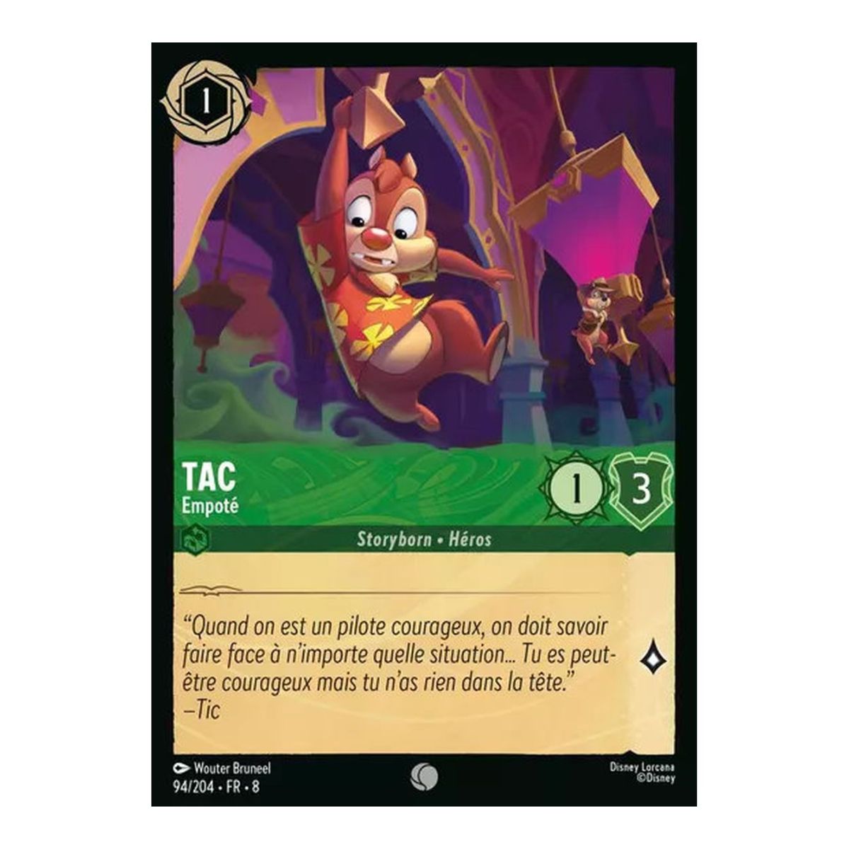 Tac, Empoté - 94/204 - ROJ - Le Règne de Jafar - Brillante - Premium - Français