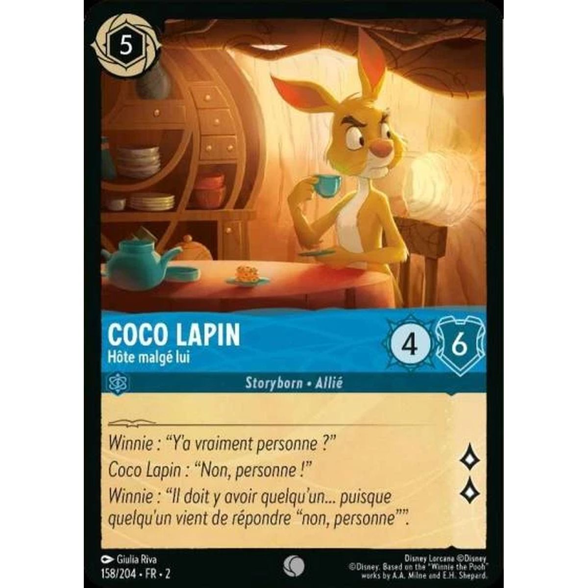 Item Coco Lapin, Hôte malgré lui - 158/204 - ROTF - L'Ascension Des Floodborn - Brillante - Premium - Français
