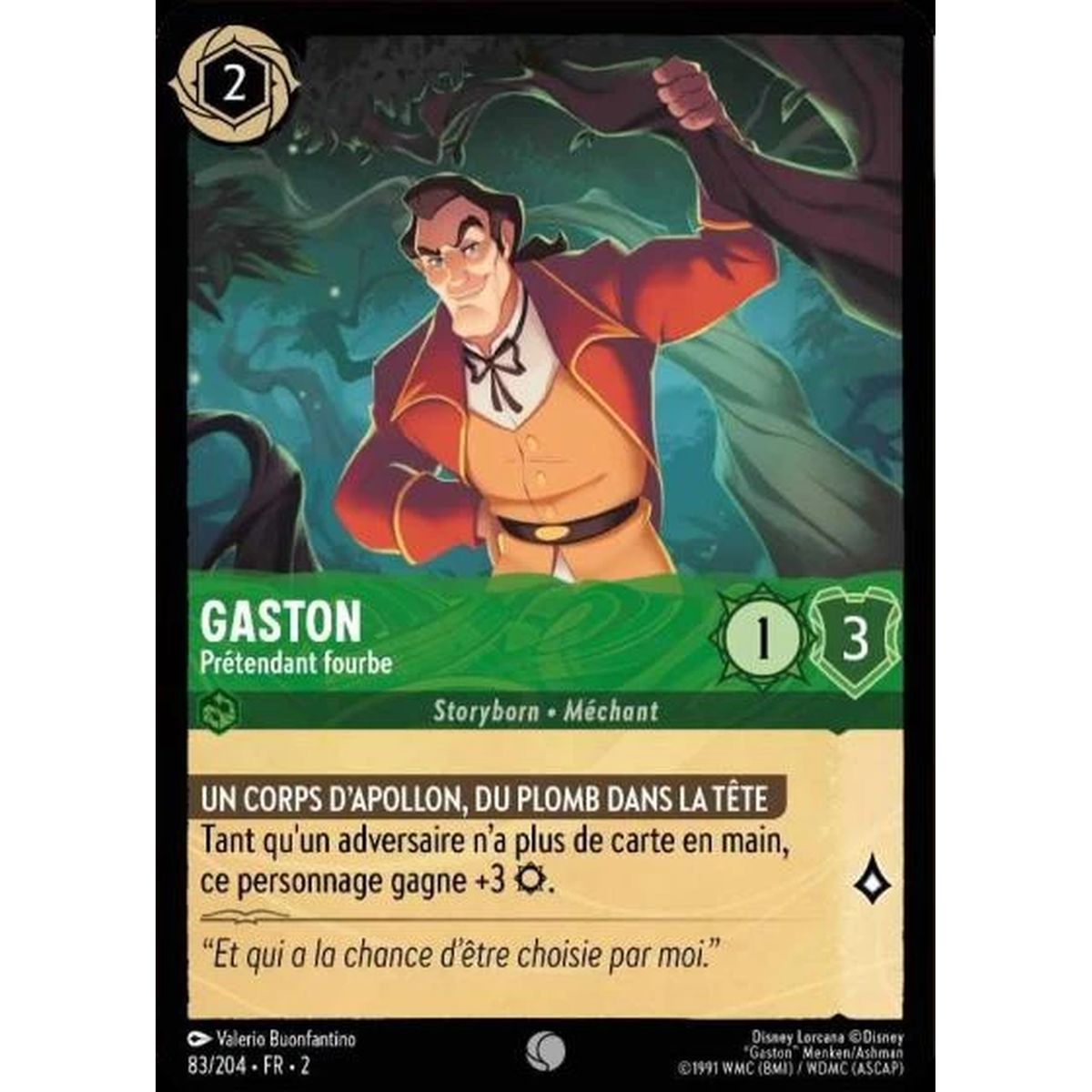 Gaston, Prétendant fourbe - 83/204 - ROTF - L'Ascension Des Floodborn - Brillante - Premium - Français