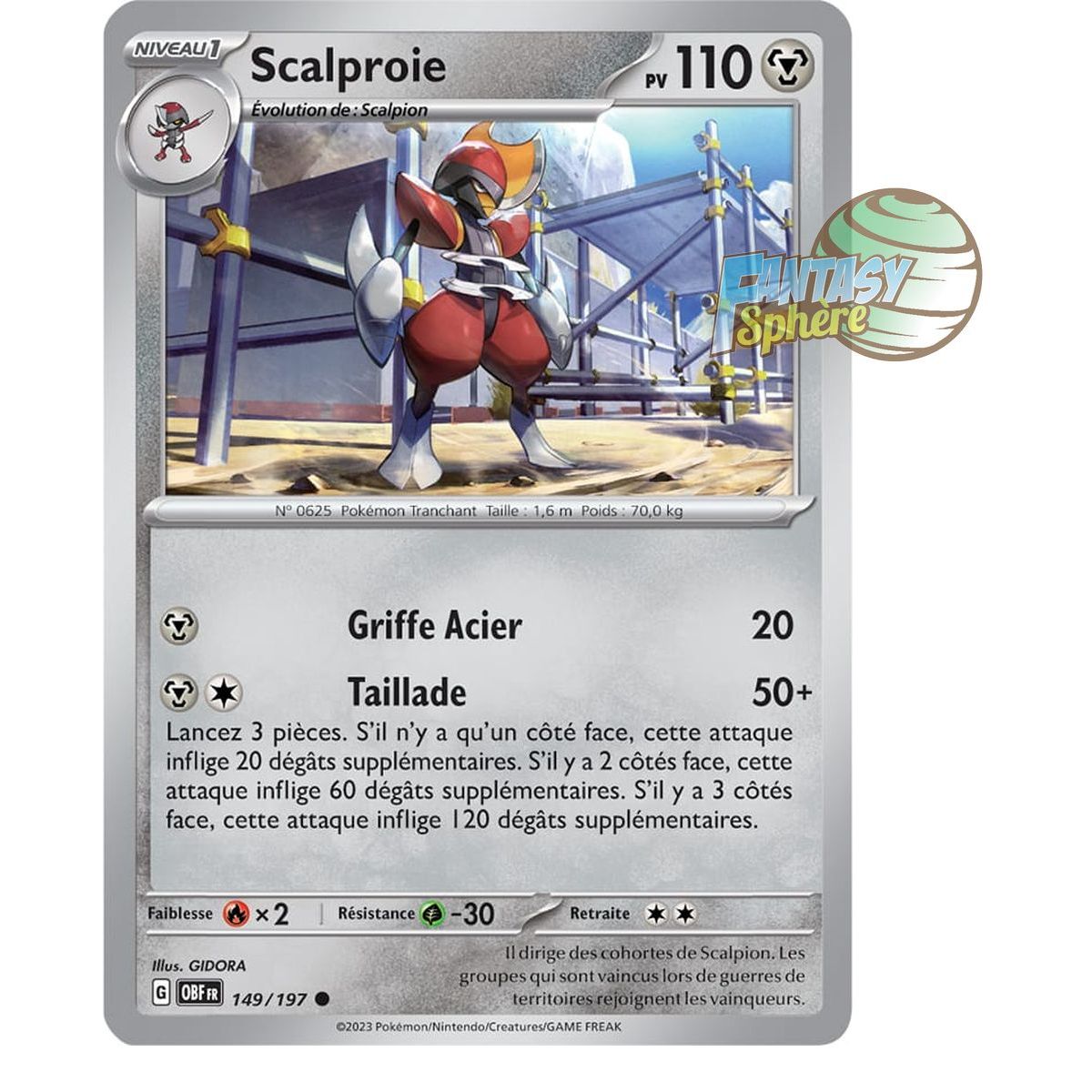 Item Scalproie - Commune 149/197 - Ecarlate et Violet Flammes Obsidiennes