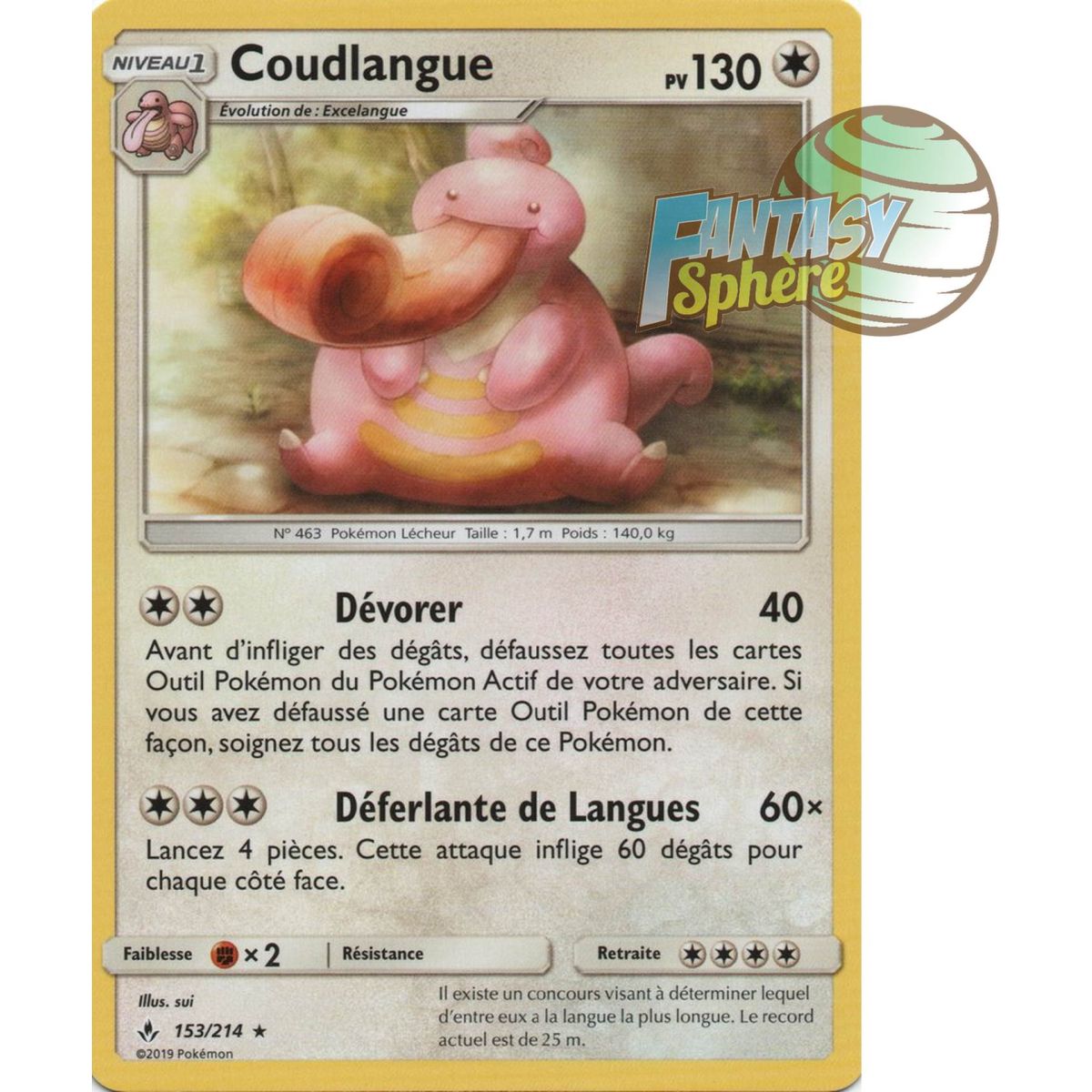 Coudlangue - Rare 153/214 - Soleil et Lune 10 Alliance Infaillible