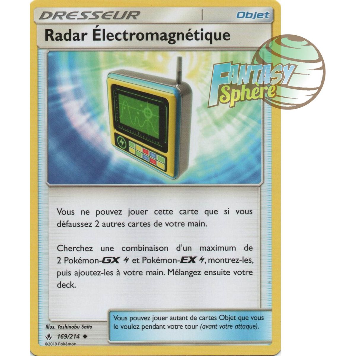 Item Radar Électromagnétique - Peu commune 169/214 - Soleil et Lune 10 Alliance Infaillible