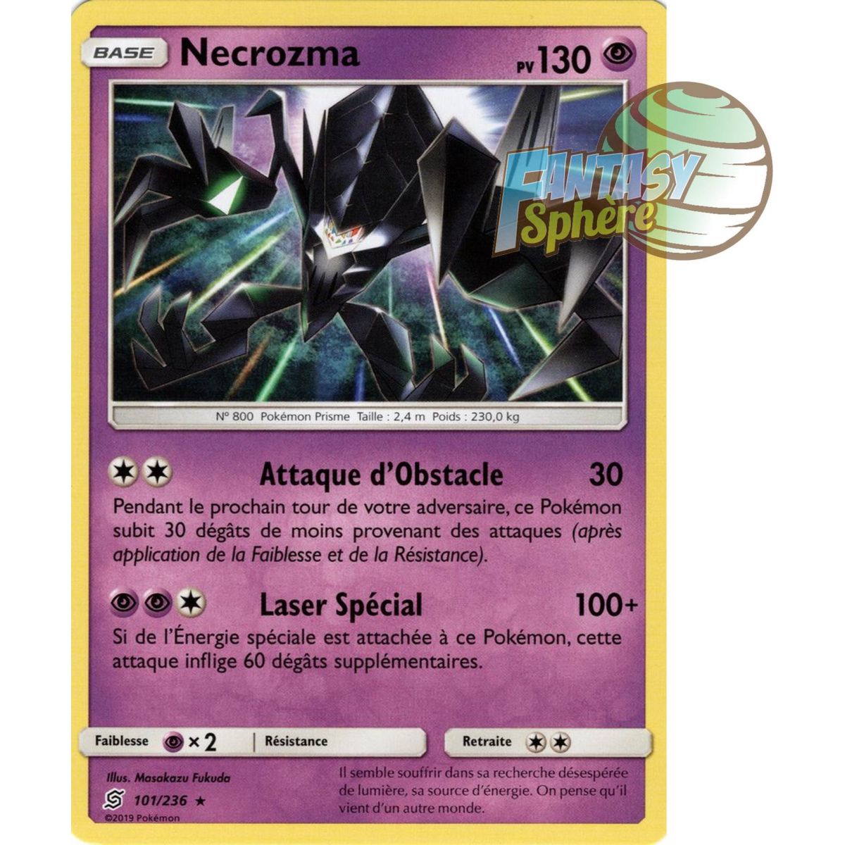 Necrozma - Rare 101/236 - Soleil et Lune 11 Harmonie des Esprits