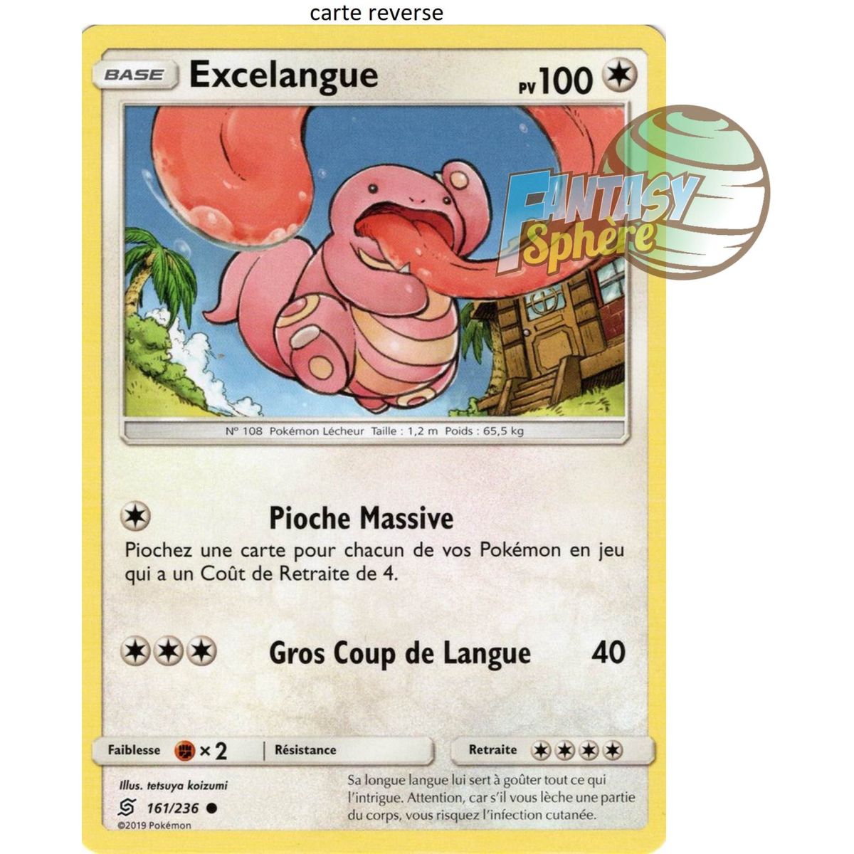 Item Excelangue - Reverse 161/236 - Soleil et Lune 11 Harmonie des Esprits