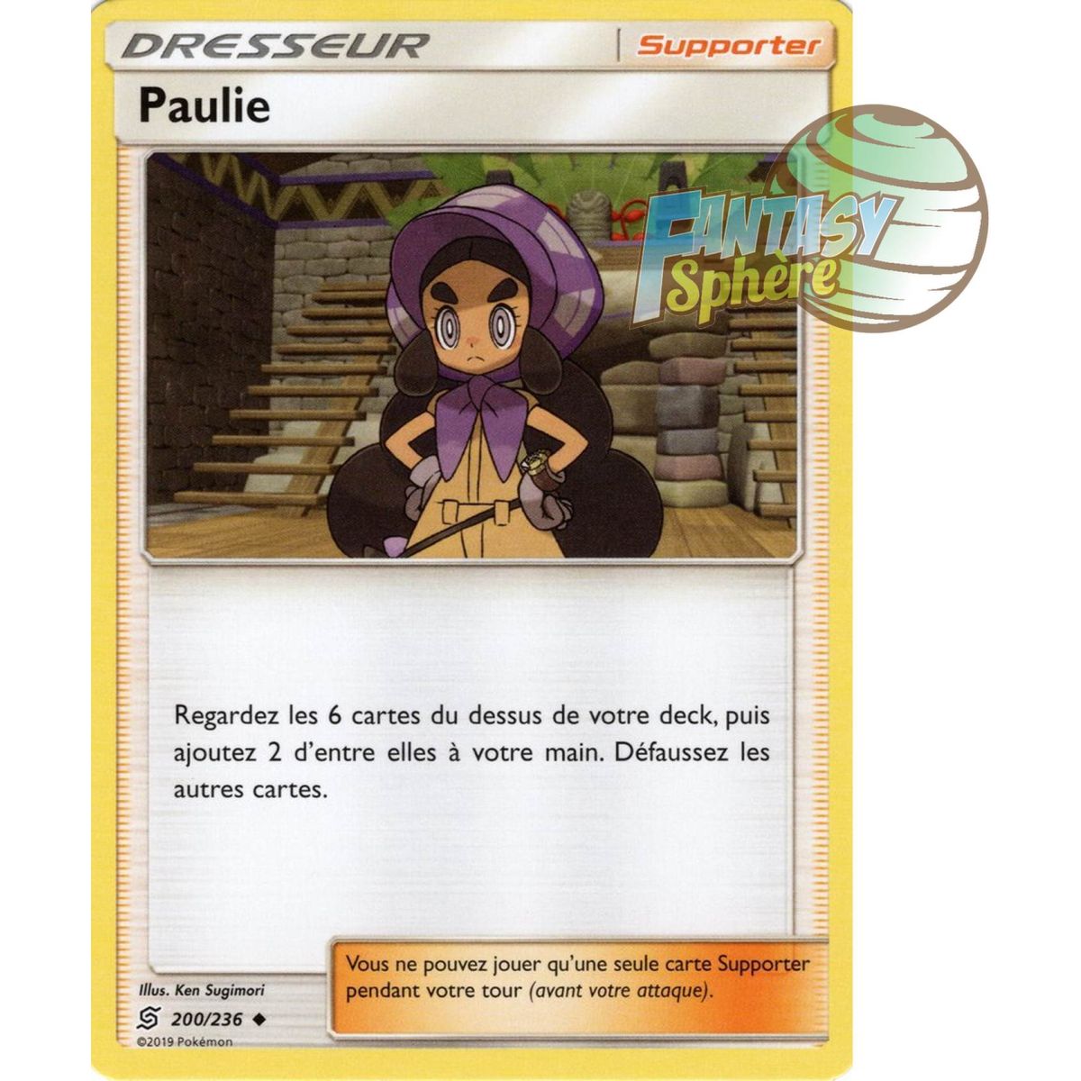 Item Paulie - Peu commune 200/236 - Soleil et Lune 11 Harmonie des Esprits