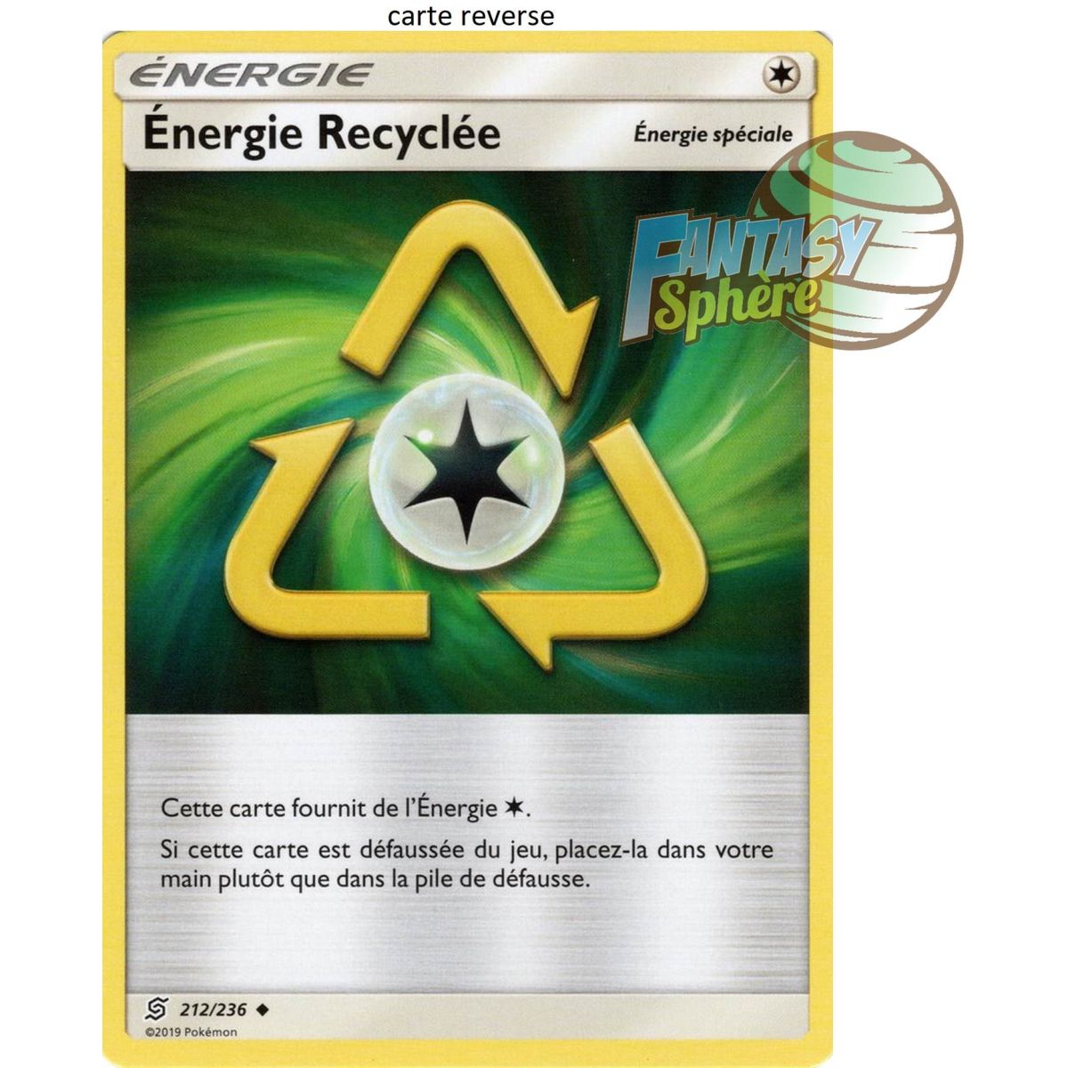 Item Énergie Recyclée - Reverse 212/236 - Soleil et Lune 11 Harmonie des Esprits