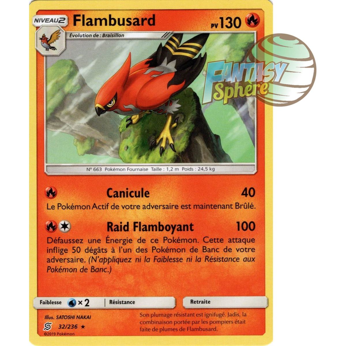 Flambusard - Rare 32/236 - Soleil et Lune 11 Harmonie des Esprits