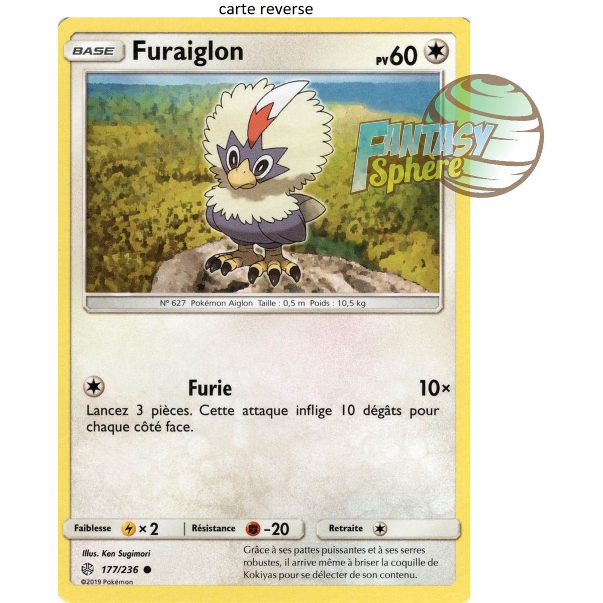 Furaiglon - Reverse 177/236 - Soleil et Lune 12 Éclipse Cosmique