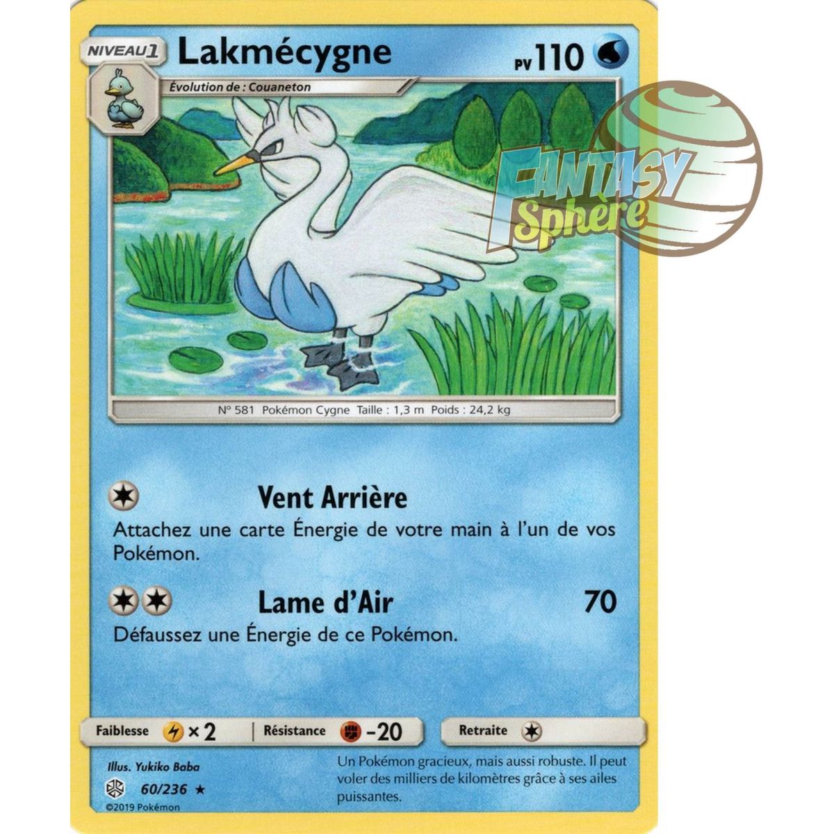 Lakmécygne - Rare 60/236 - Soleil et Lune 12 Éclipse Cosmique