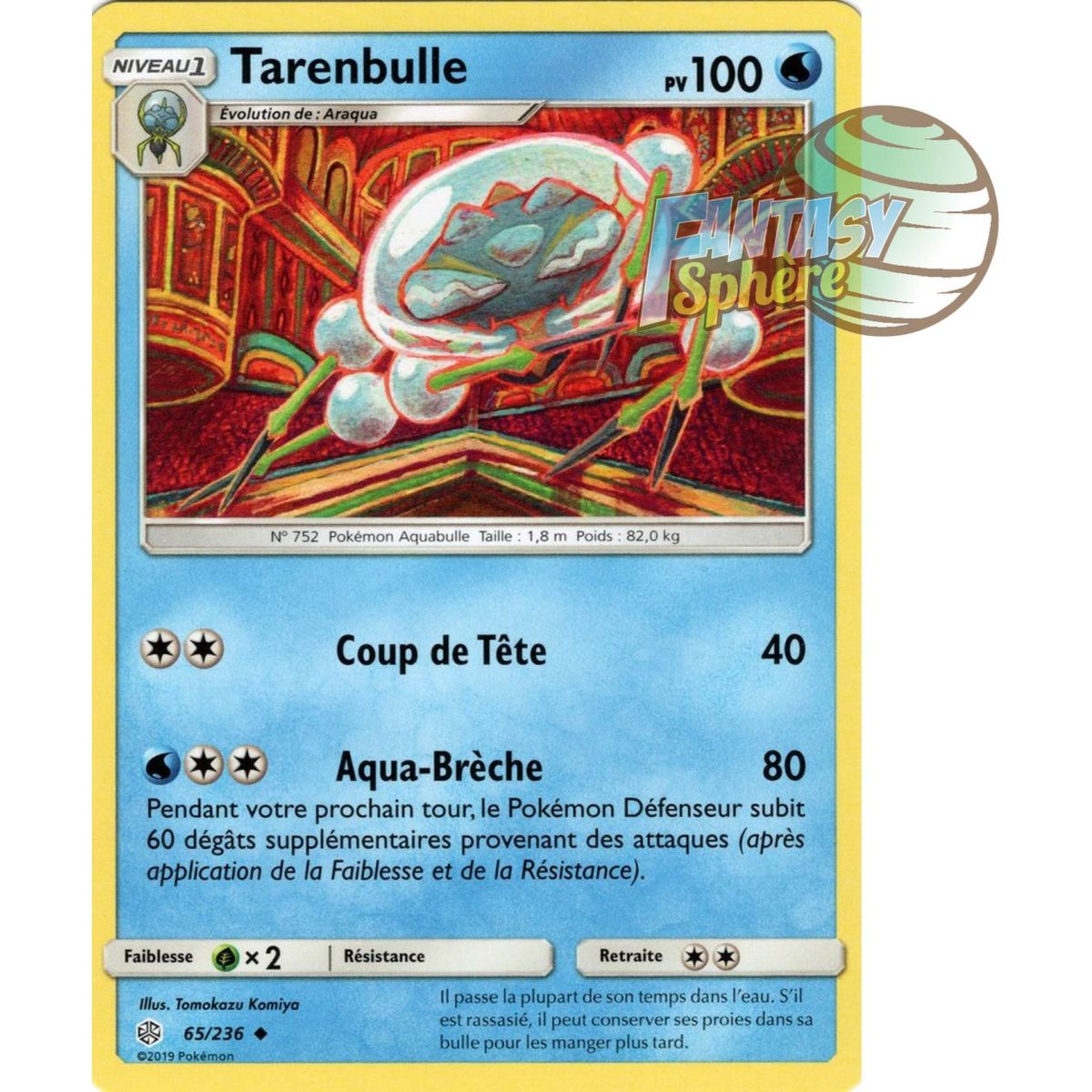 Item Tarenbulle - Peu commune 65/236 - Soleil et Lune 12 Éclipse Cosmique