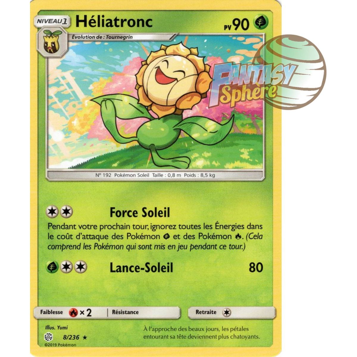 Item Héliatronc - Rare 8/236 - Soleil et Lune 12 Éclipse Cosmique