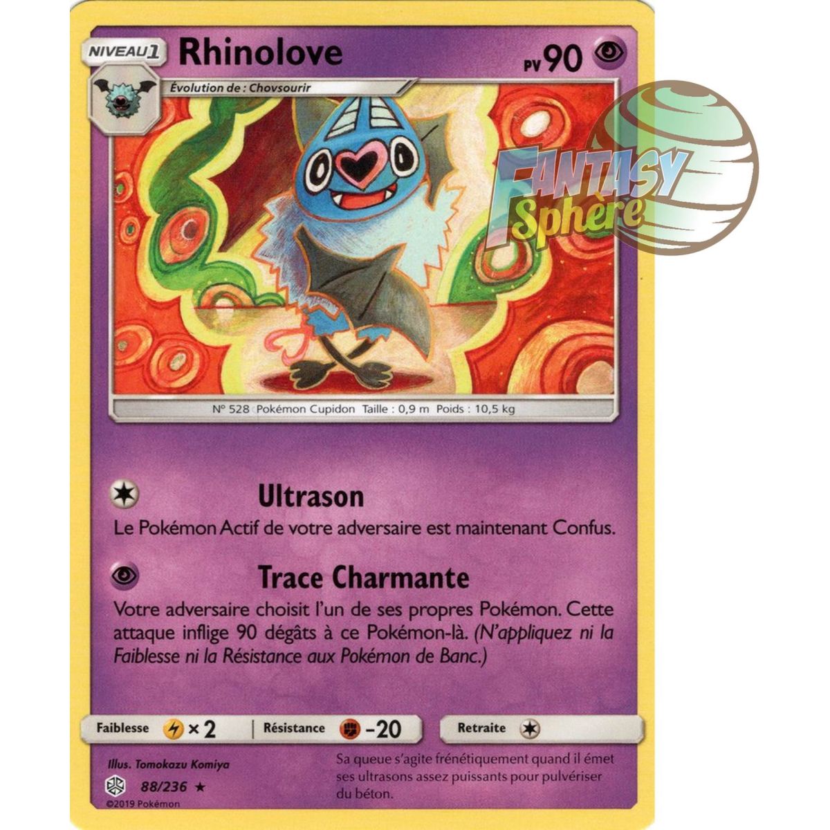 Item Rhinolove - Rare 88/236 - Soleil et Lune 12 Éclipse Cosmique