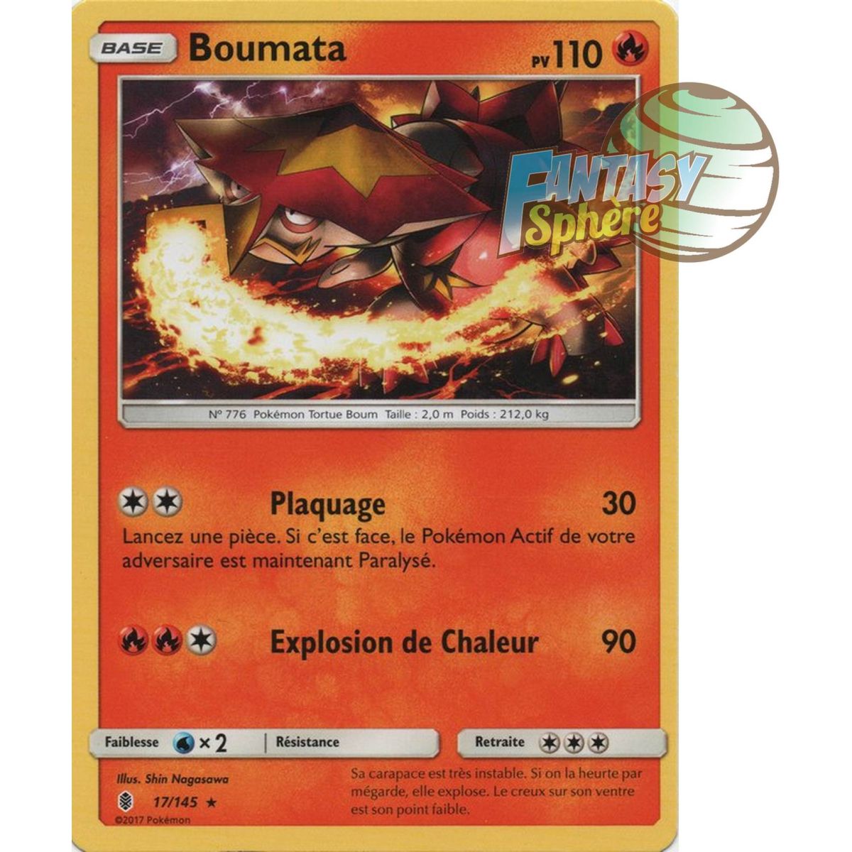 Boumata - Rare 17/145 - Soleil et Lune 2 Gardiens Ascendants