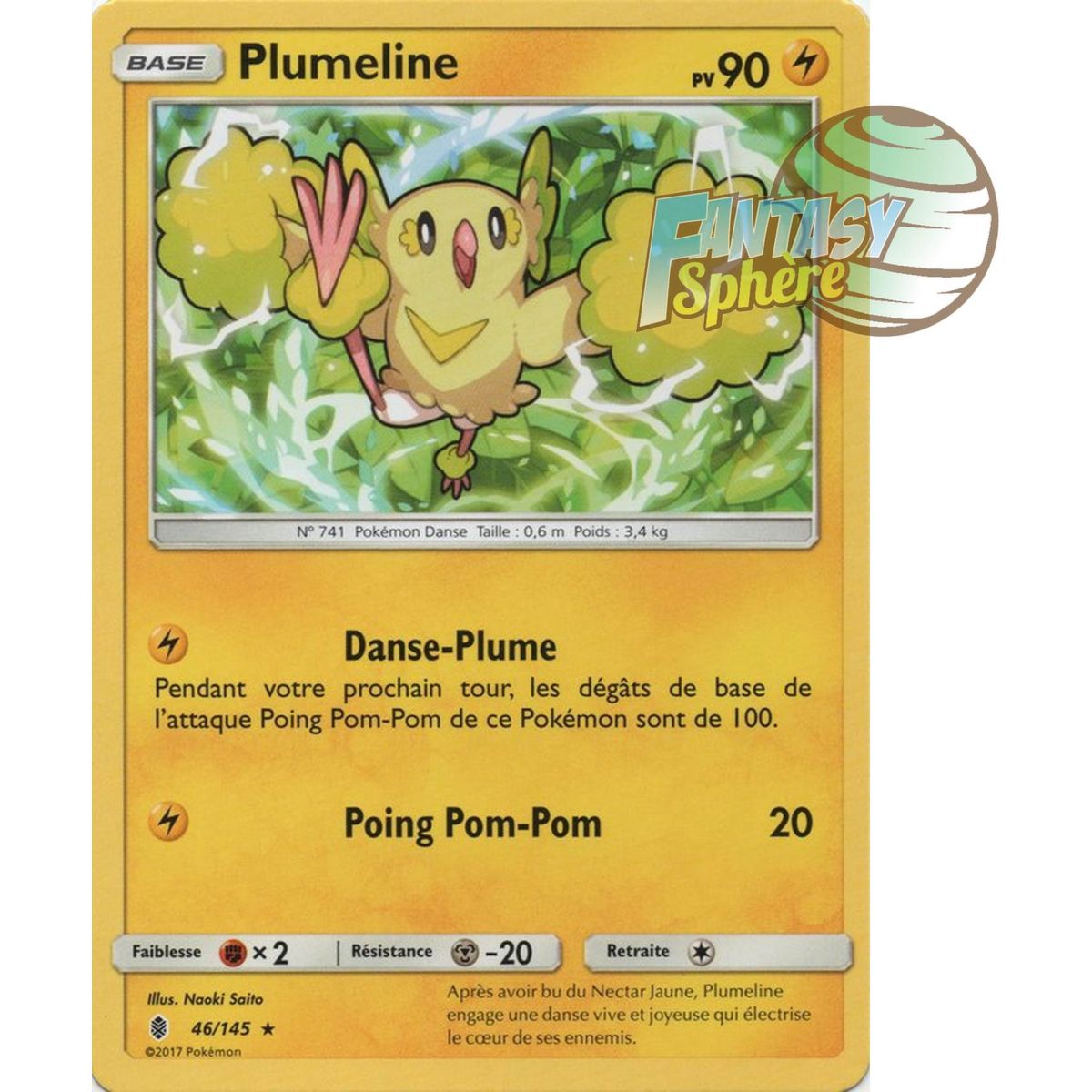 Plumeline - Rare 46/145 - Soleil et Lune 2 Gardiens Ascendants