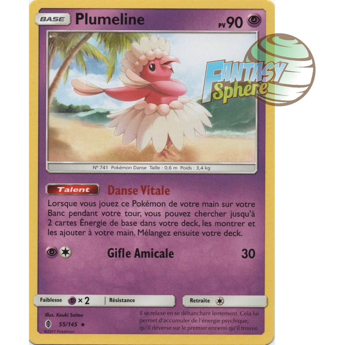 Item Plumeline - Rare 55/145 - Soleil et Lune 2 Gardiens Ascendants