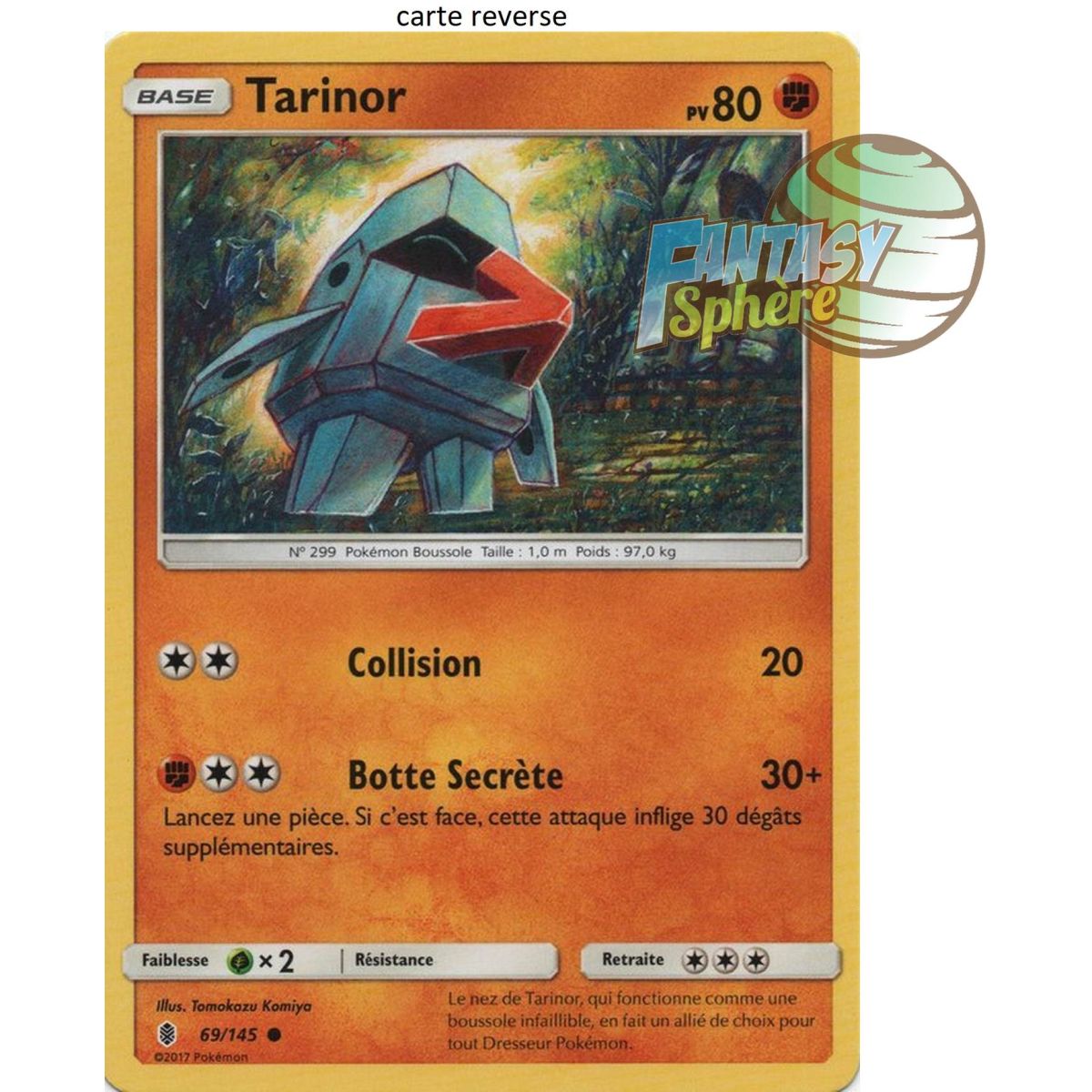 Item Tarinor - Reverse 69/145 - Soleil et Lune 2 Gardiens Ascendants