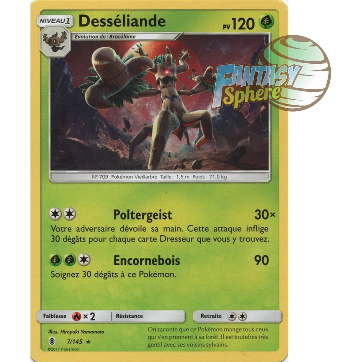 Item Desséliande - Rare 7/145 - Soleil et Lune 2 Gardiens Ascendants