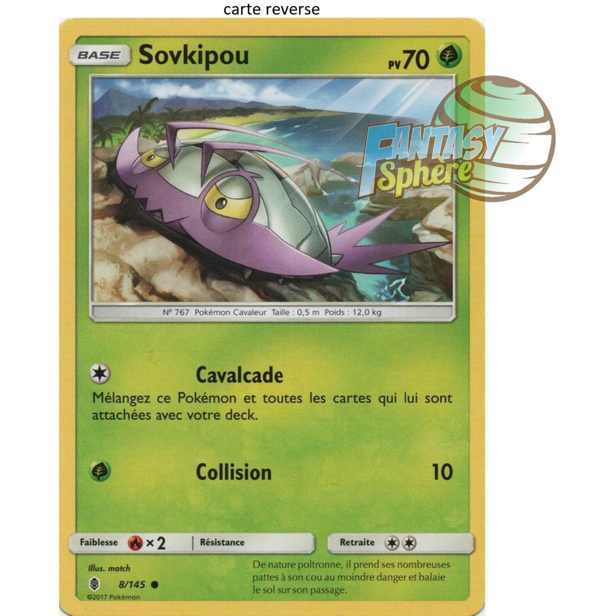 Item Sovkipou - Reverse 8/145 - Soleil et Lune 2 Gardiens Ascendants