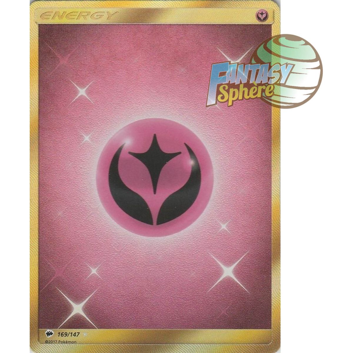 Item Énergie Fée - Secret Rare 169/147 - Soleil et Lune 3 Ombres Ardentes