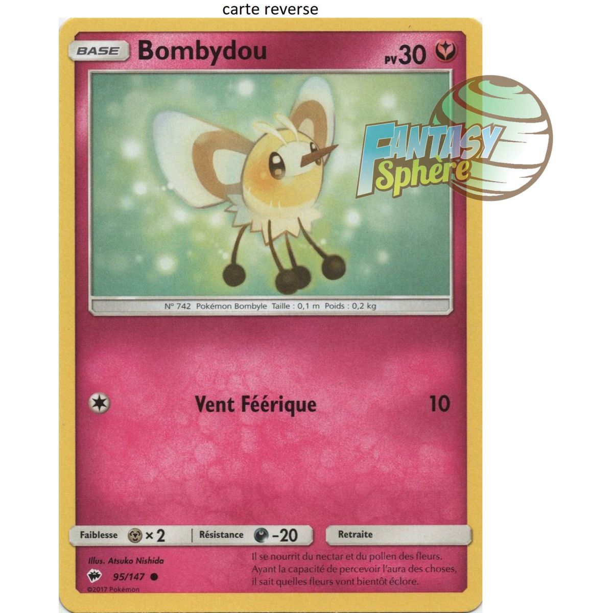 Bombydou - Reverse 95/147 - Soleil et Lune 3 Ombres Ardentes