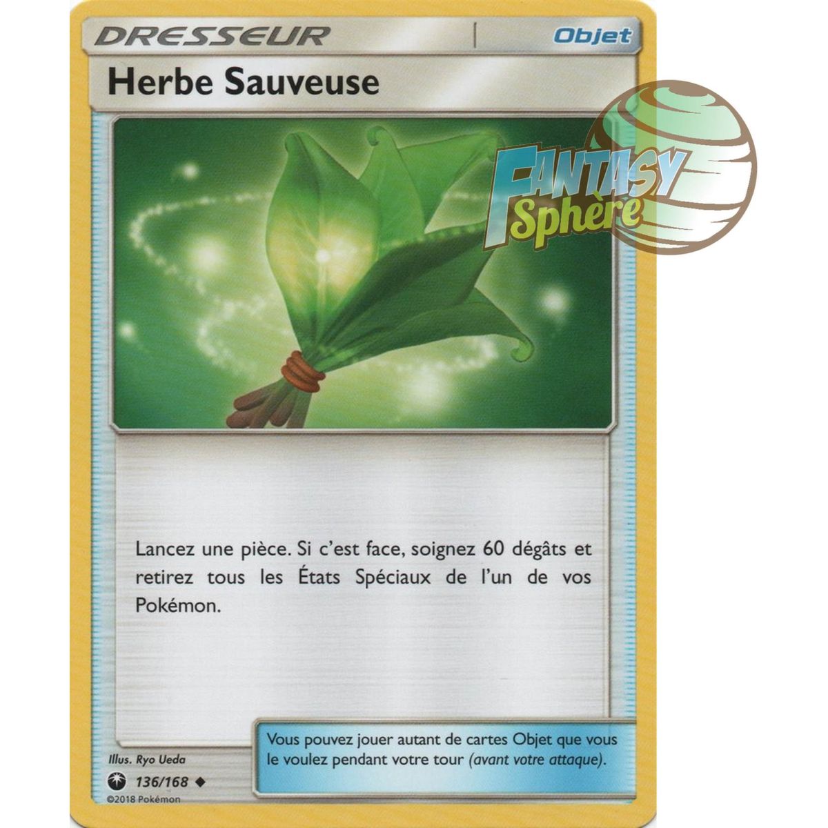 Item Herbe Sauveuse - Peu commune 136/168 - Soleil et Lune 7 Tempête Céleste