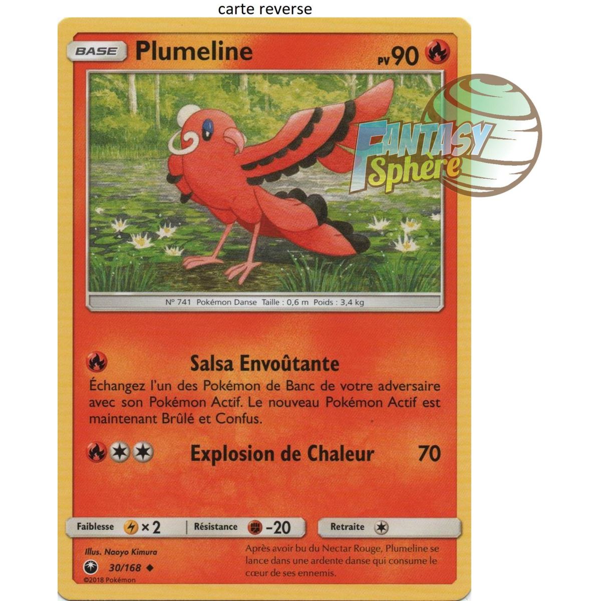 Item Plumeline - Reverse 30/168 - Soleil et Lune 7 Tempête Céleste