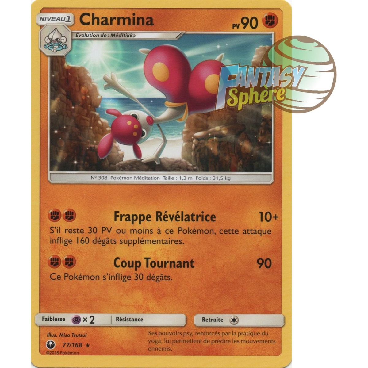 Item Charmina - Rare 77/168 - Soleil et Lune 7 Tempête Céleste