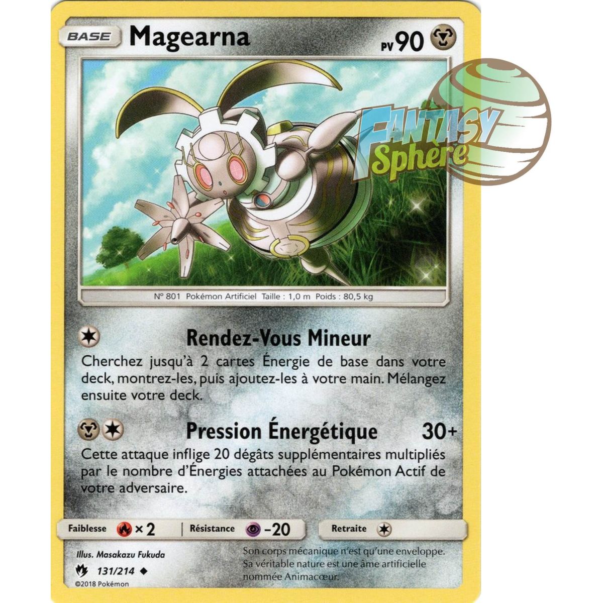 Item Magearna - Peu commune 131/214 - Soleil et Lune 8 Tonnerre Perdu