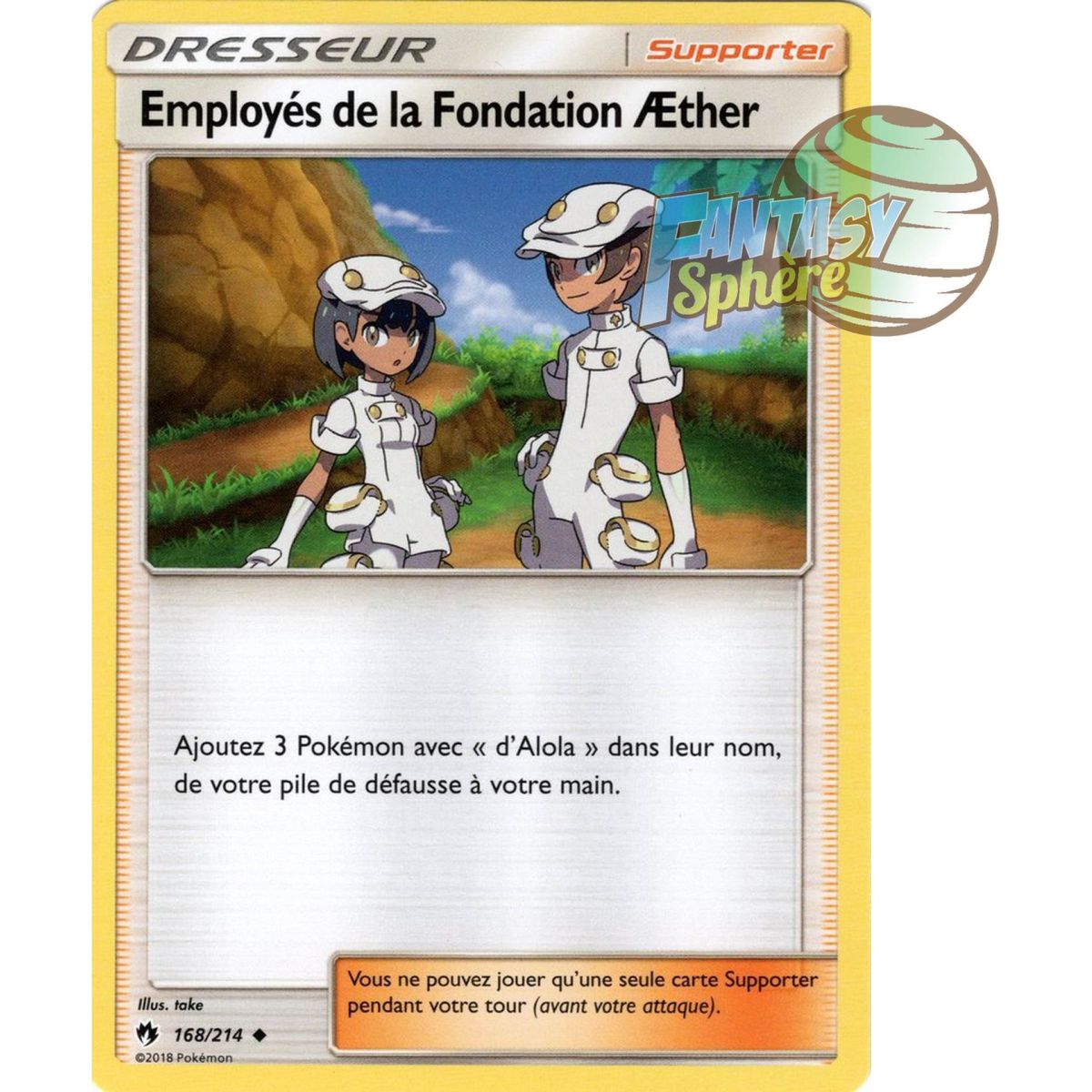 Employés de la Fondation Aether - Peu commune 168/214 - Soleil et Lune 8 Tonnerre Perdu