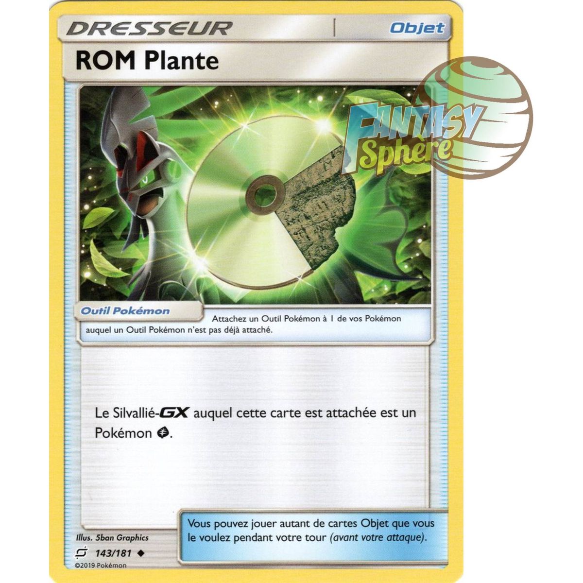 Item ROM Plante - Peu commune 143/181 - Soleil et Lune 9 Duo de Choc