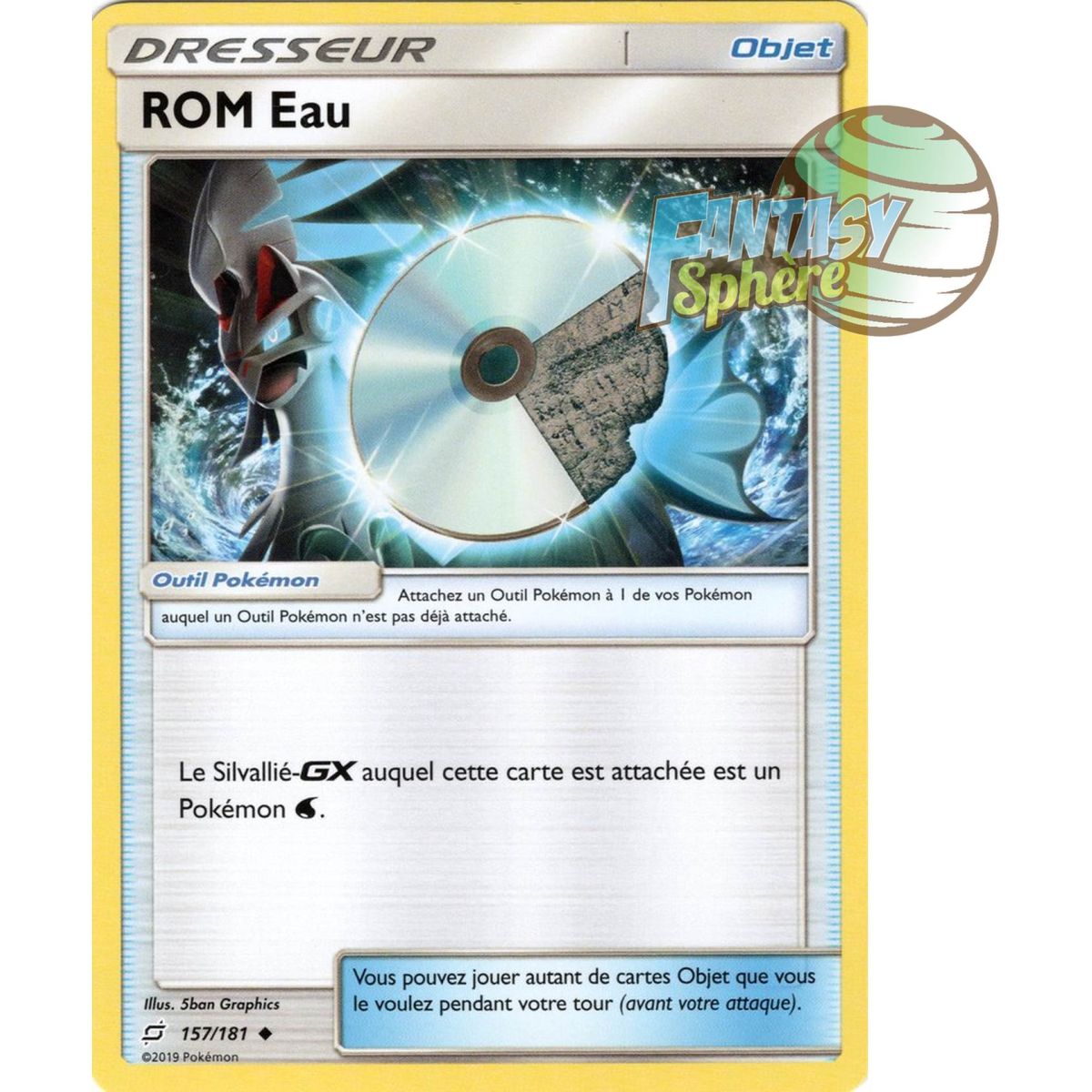 Item ROM Eau - Peu commune 157/181 - Soleil et Lune 9 Duo de Choc