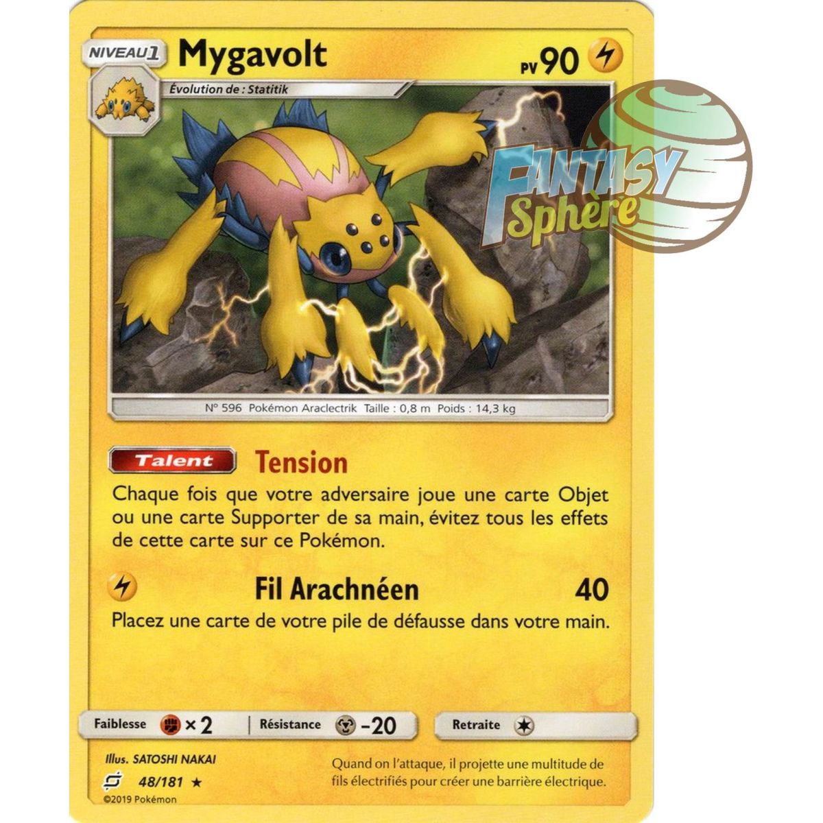 Item Mygavolt - Rare 48/181 - Soleil et Lune 9 Duo de Choc