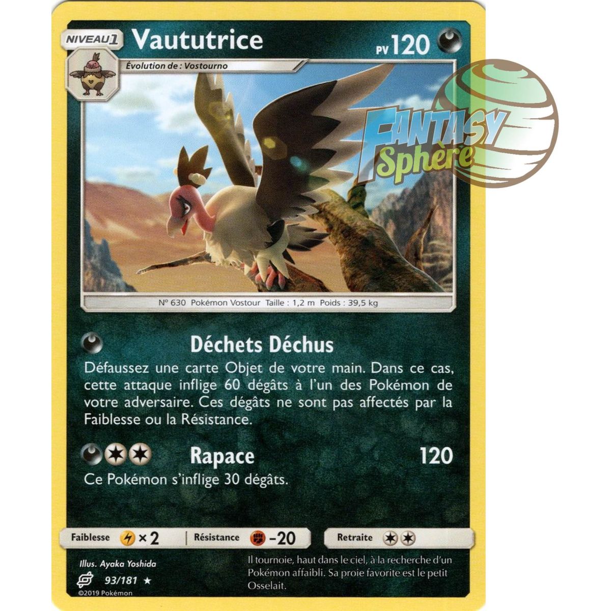 Item Vaututrice - Rare 93/181 - Soleil et Lune 9 Duo de Choc