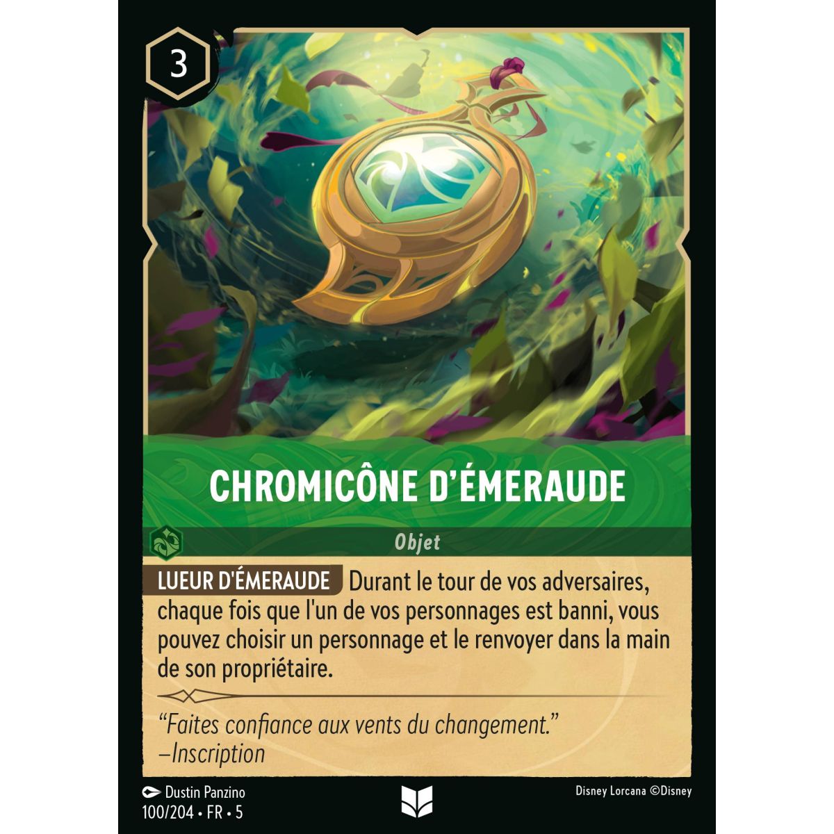 Item Chromicône d'Émeraude - 100/204 - SSK - Ciel Scintillant - Brillante - Premium - Français