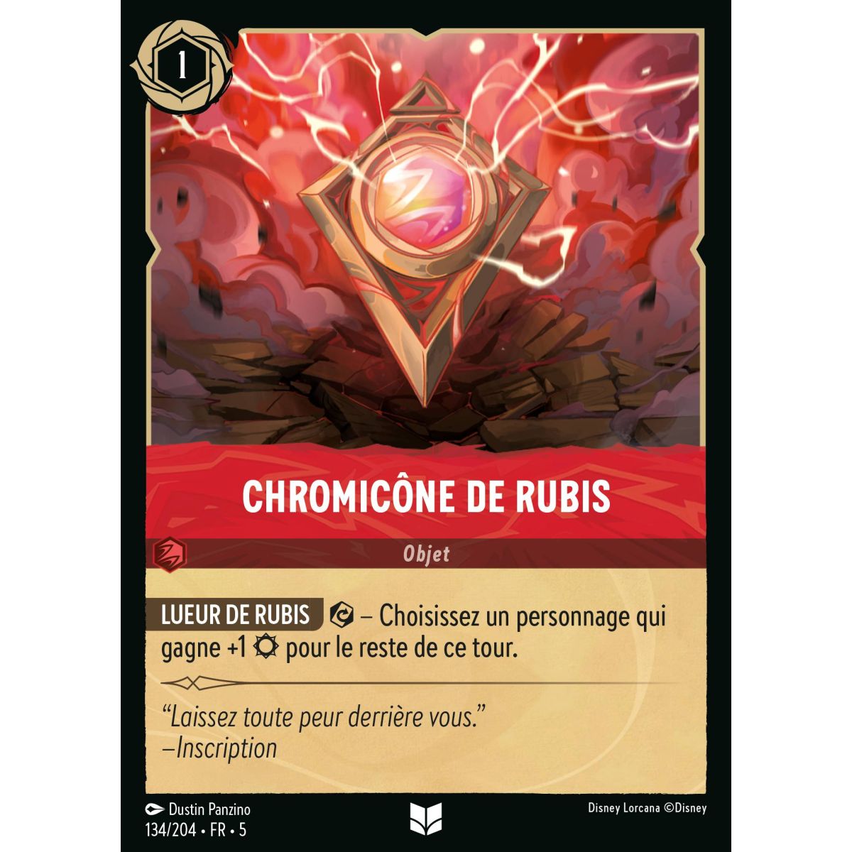 Item Chromicône de Rubis - 134/204 - SSK - Ciel Scintillant - Brillante - Premium - Français