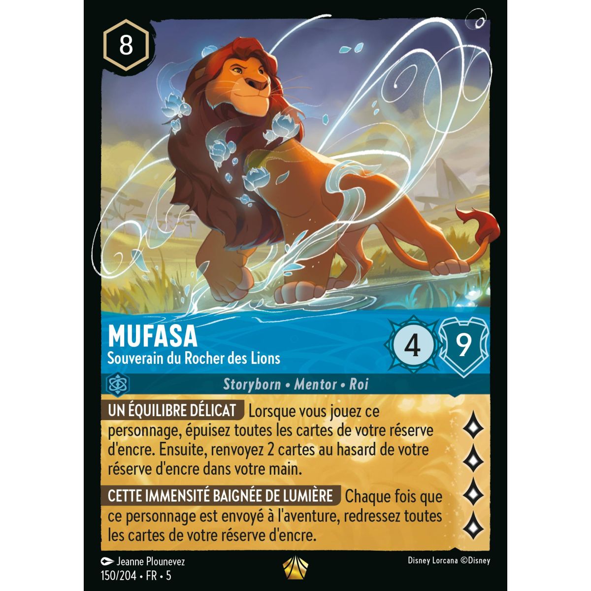 Item Mufasa - Souverain du Rocher des Lions - 150/204 - SSK - Ciel Scintillant - Brillante - Premium - Français