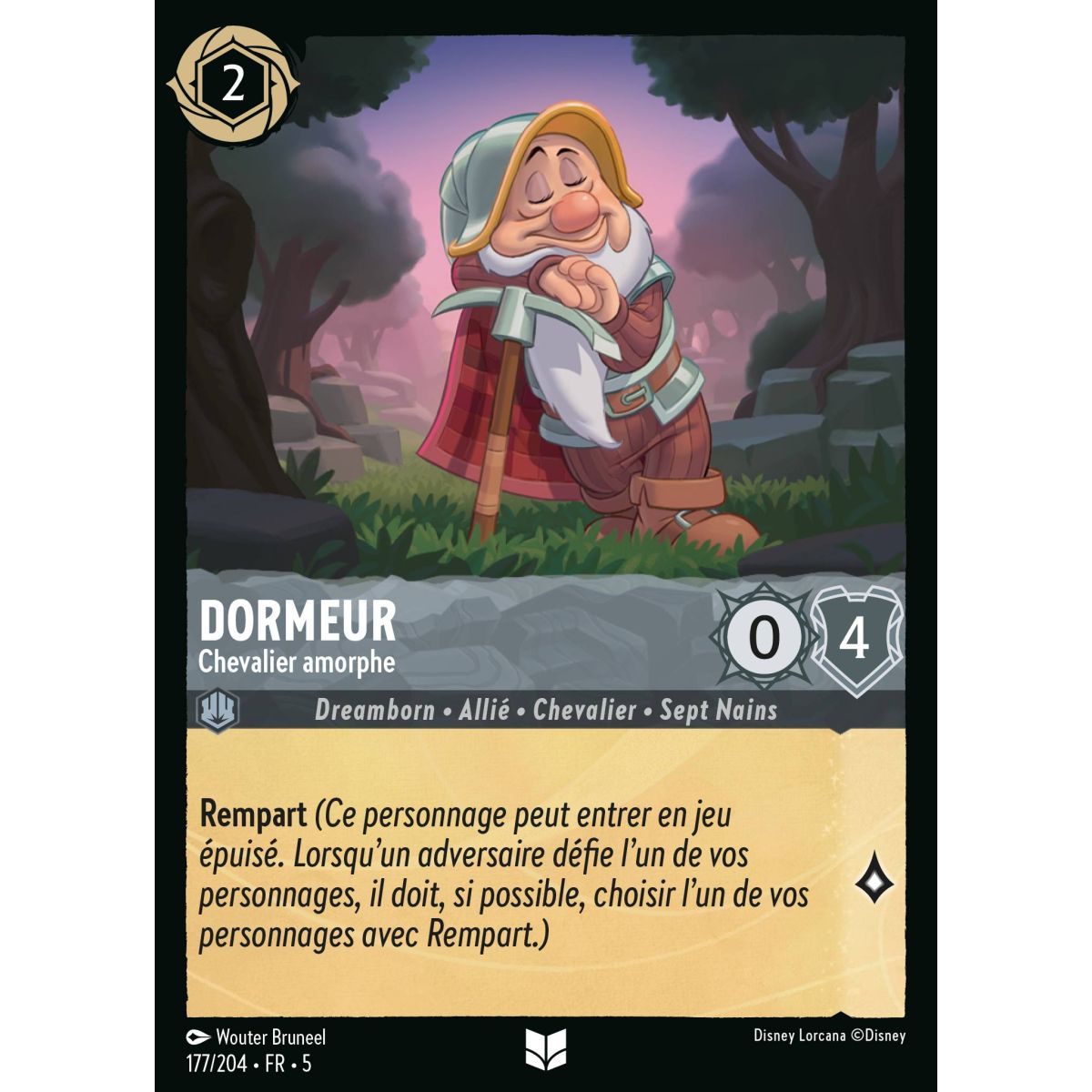 Item Dormeur - Chevalier amorphe - 177/204 - SSK - Ciel Scintillant - Brillante - Premium - Français