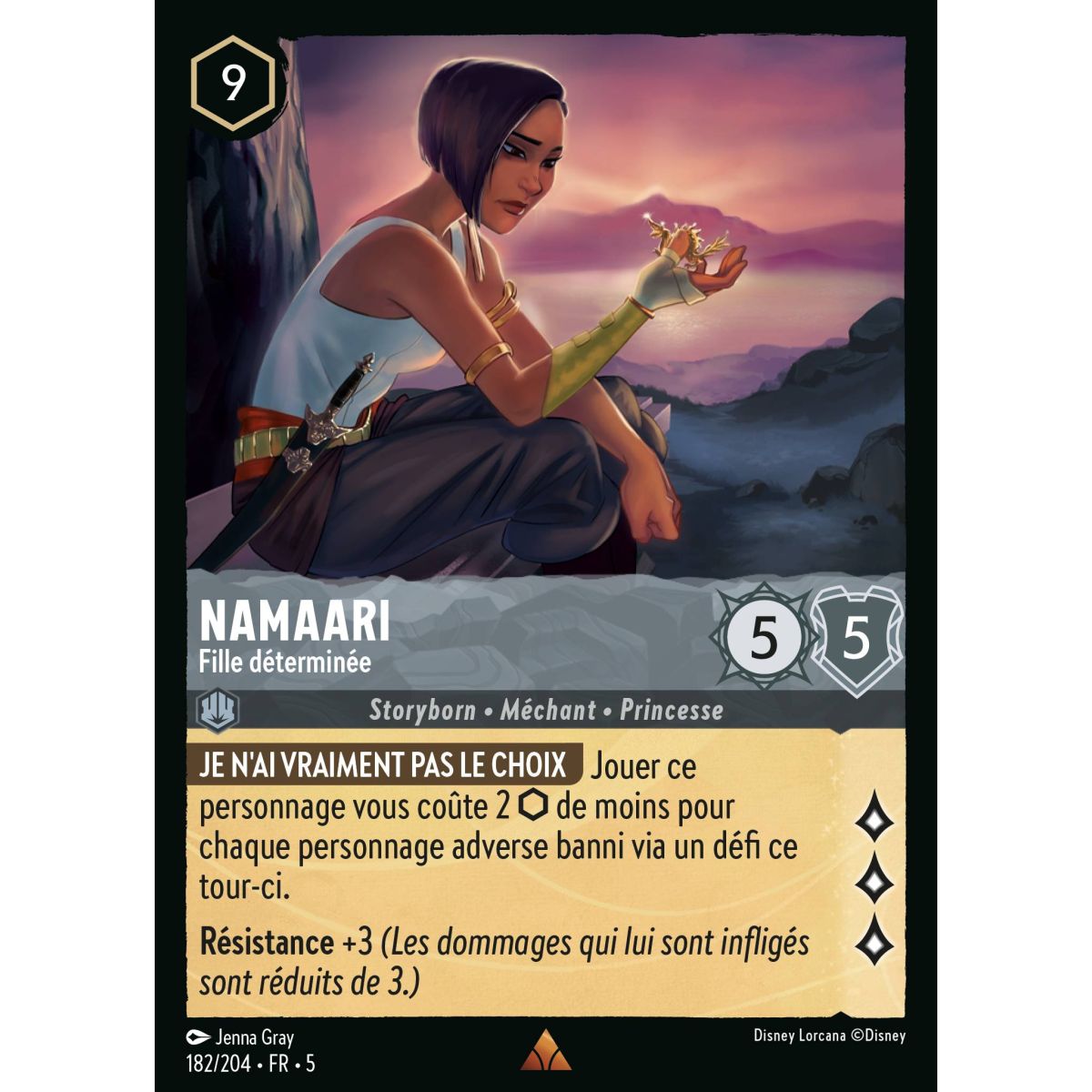 Item Namaari - Fille déterminée - 182/204 - SSK - Ciel Scintillant - Brillante - Premium - Français