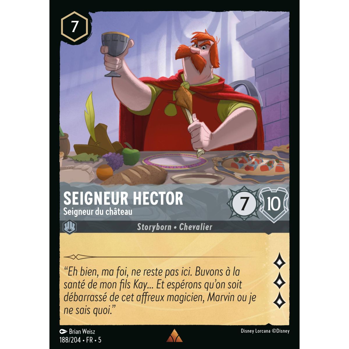 Item Seigneur Hector - Seigneur du château - 188/204 - SSK - Ciel Scintillant - Brillante - Premium - Français