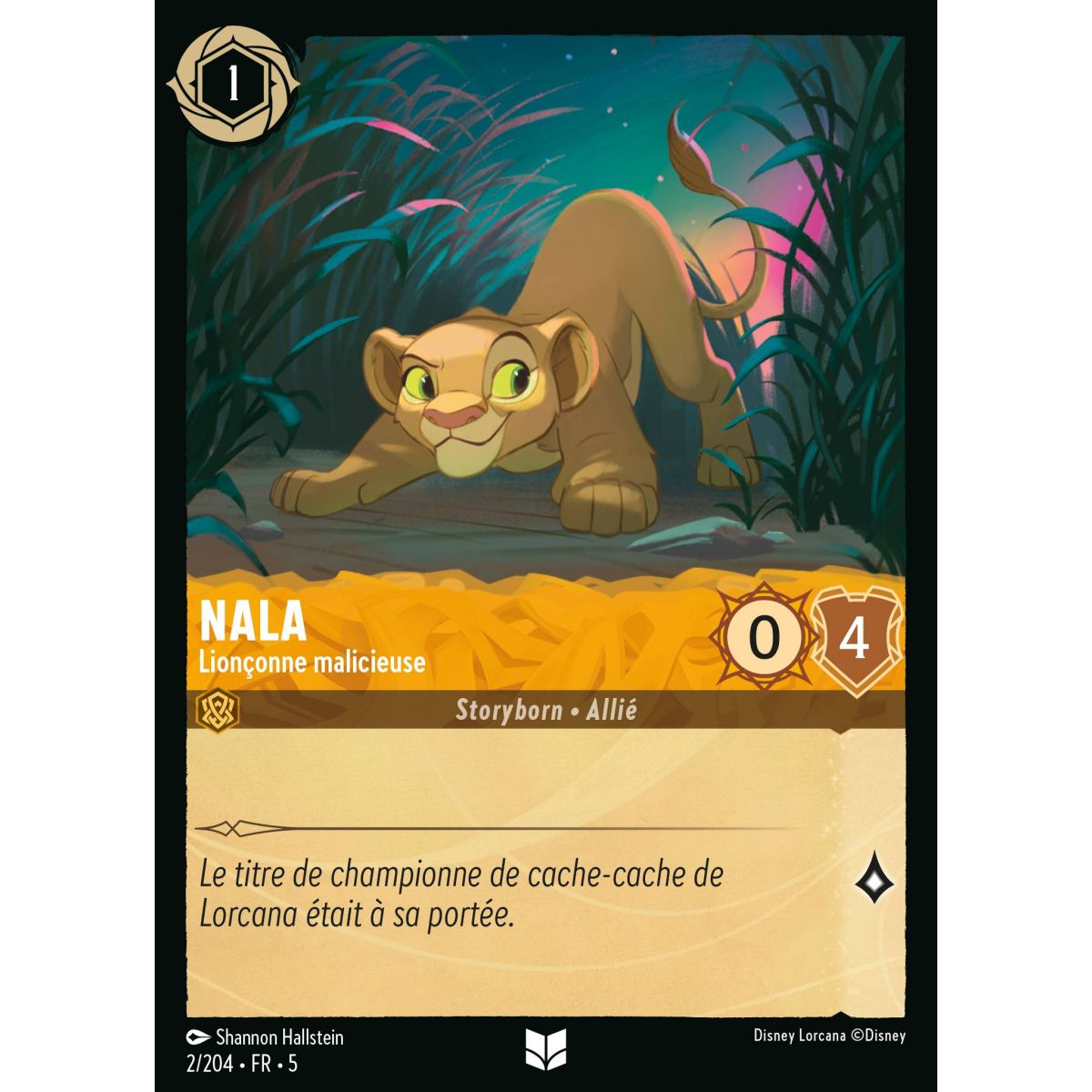 Item Nala - Lionçonne malicieuse - 2/204 - SSK - Ciel Scintillant - Brillante - Premium - Français
